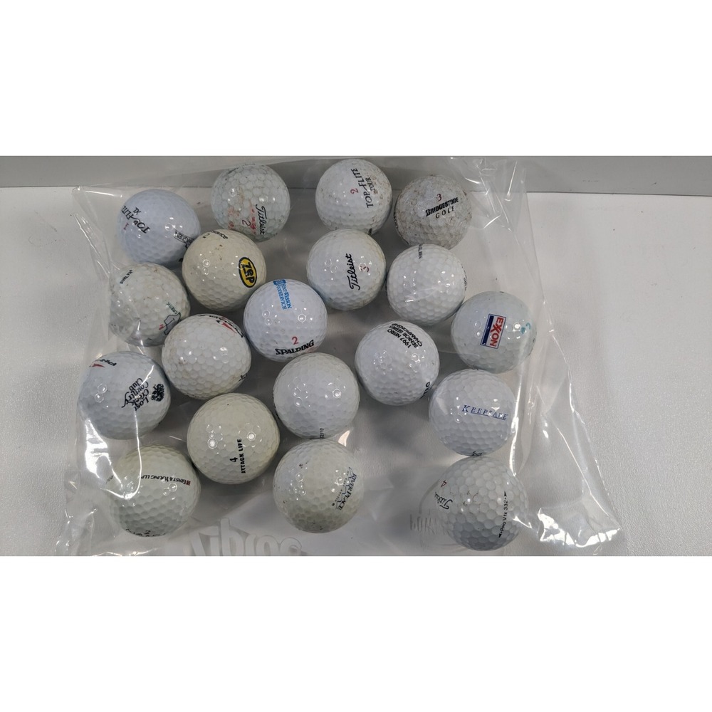 Rare Logo Golf Balls AAA 19 balls with Different Rare Logos